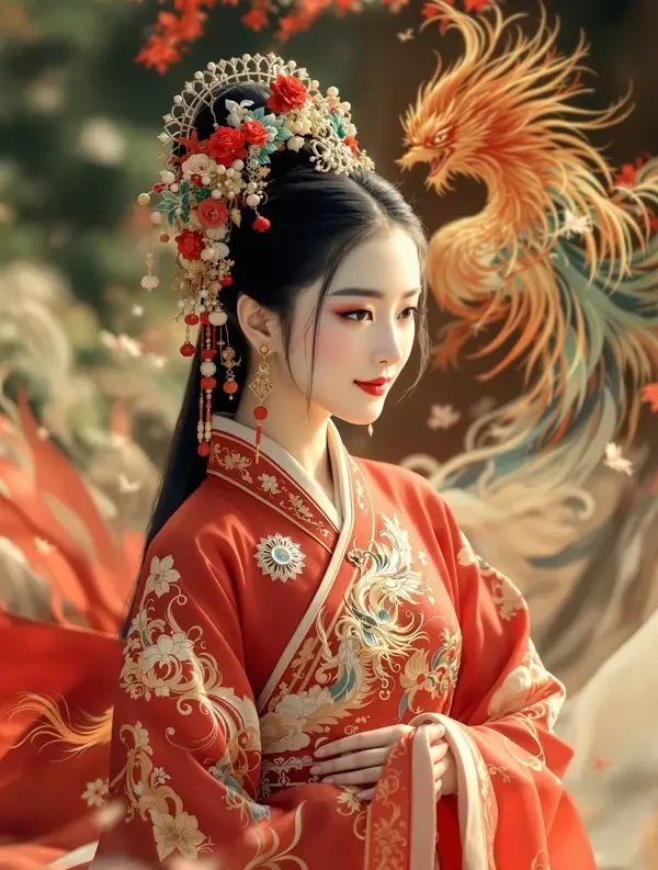 短剧《春深不知处》封面海报，古装题材，共 100 集